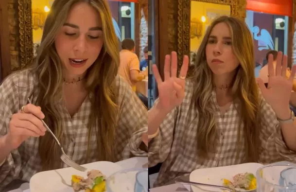 Amigas de Alex Béjar quedaron encantadas con la comida peruana en España / Video: Instagram