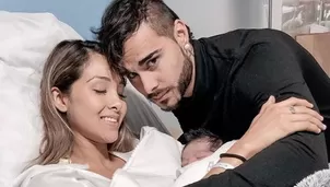 Alexis Descalzo y su novia, la modelo Shantal Flores se convirtieron en padres el pasado 26 de junio