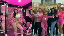 Allison Pastor participó de una actividad deportiva junto a las internas del Penal Santa Mónica/Fotos y video: Instagram