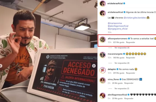 Allison Pastor “llora” por muerte de Joel en AFHS / IG: @erickeleraoficial Allison Pastor “llora” por muerte de Joel en AFHS / IG: @erickeleraoficial