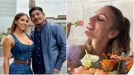 Allison Pastor presume ramo de flores y dedicó mensaje a Erick Elera