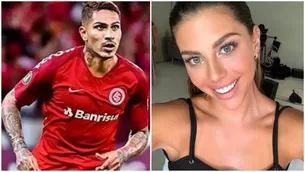 Alondra García Miró alentó así a Paolo Guerrero en partido con Alianza Lima