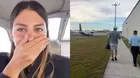 Alondra García Miró presentó a su novio durante viaje en avioneta