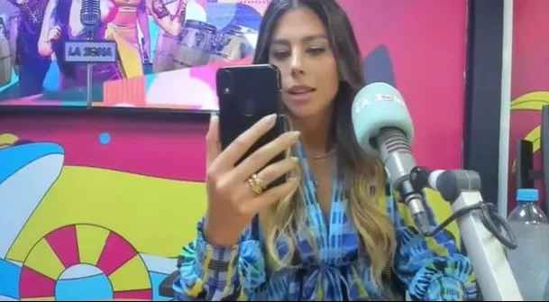 Alondra García Miró interactuó con los seguidores de Radio La Zona / Captura 