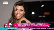 Alondra García Miró deslumbró con su look en la Preventa de América TV (Foto: Captura América TV)