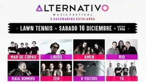 ¿Cuándo se realizará el ‘Alternativo Music Festival’?