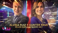 Alvina Ruiz y Gunter Rave ganan premio a ‘Mejor dupla del noticiera 2021’