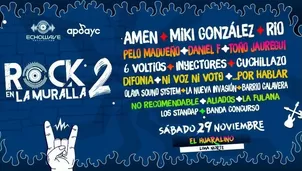 ‘Rock en La Muralla’ es una apuesta por volver a reunir a diversas generaciones del rock nacional, en un mismo escenario