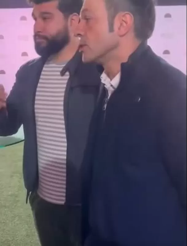 Organizadores de 'Dioses del Circo' intentan explicarle a Korina Rivadeneira lo ocurrido / Captura Organizadores de 'Dioses del Circo' intentan explicarle a Korina Rivadeneira lo ocurrido / Captura