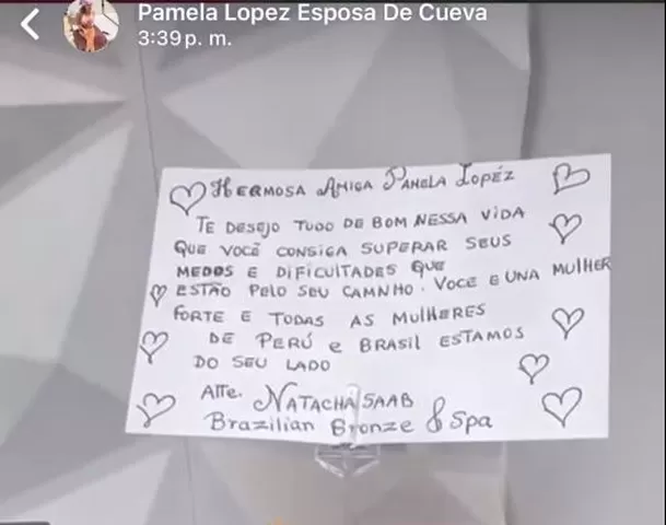 Mensaje que hizo llorar a Pamela López en plena sesión de bronceado artificial/Foto: Instagram