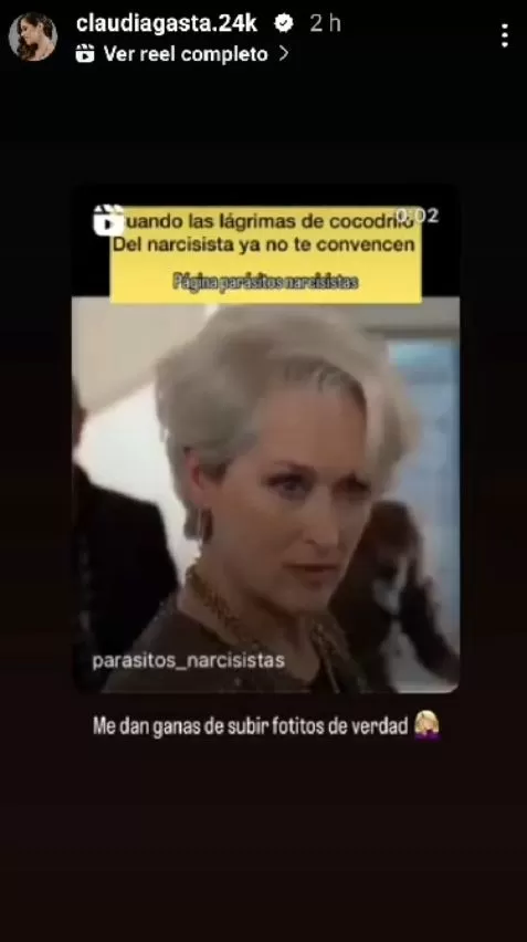 La presunta indirecta de Claudia Gastañadui a Christian Cueva / Instagram