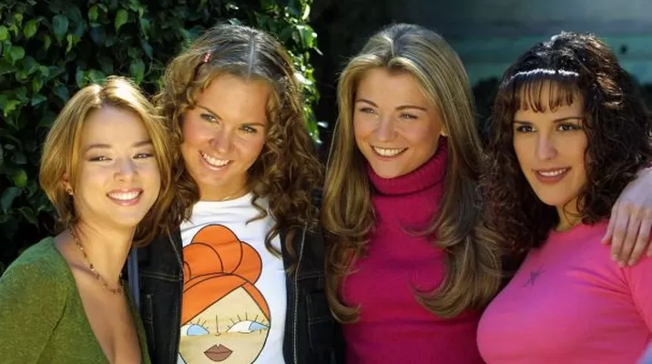 Paleta y De la Madrid actuaron en la telenovela 'Amigas y rivales'. Foto: MSN