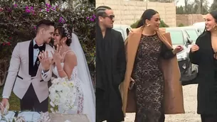 Amigos de Melissa Paredes y Anthony Aranda expresaron sus mejores deseos a los recién casados/Fotos y video: América Espectáculos