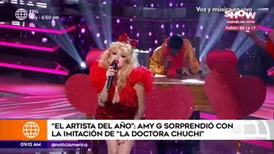 Amy G interpretó a ‘La doctora Chuchi’ en ‘El Artista del Año’