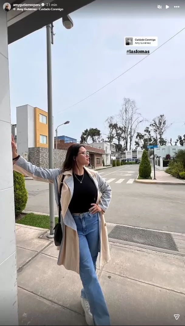 Amy Gutiérrez en Las Nuevas Lomas / Instagram
