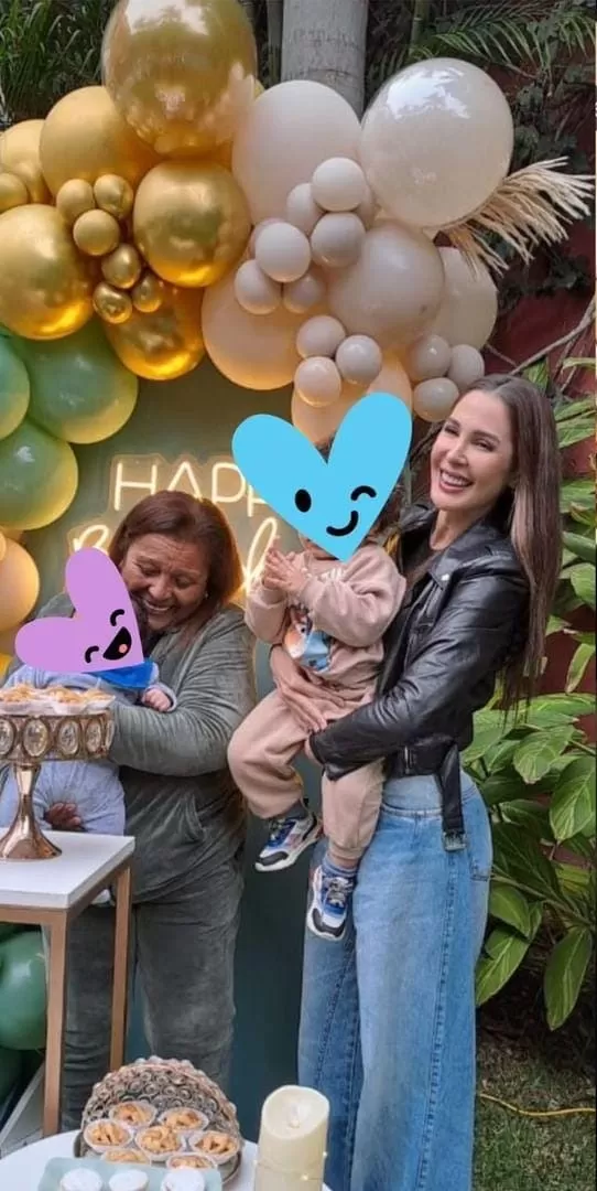 Ana Paula Consorte en la celebración de cumpleaños de doña Peta/Foto: Instagram 