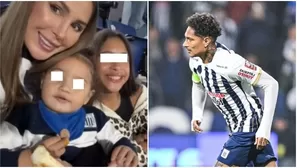 Ana Paula Consorte alentó a Paolo Guerrero en su debut con Alianza Lima. fuente: Instagram