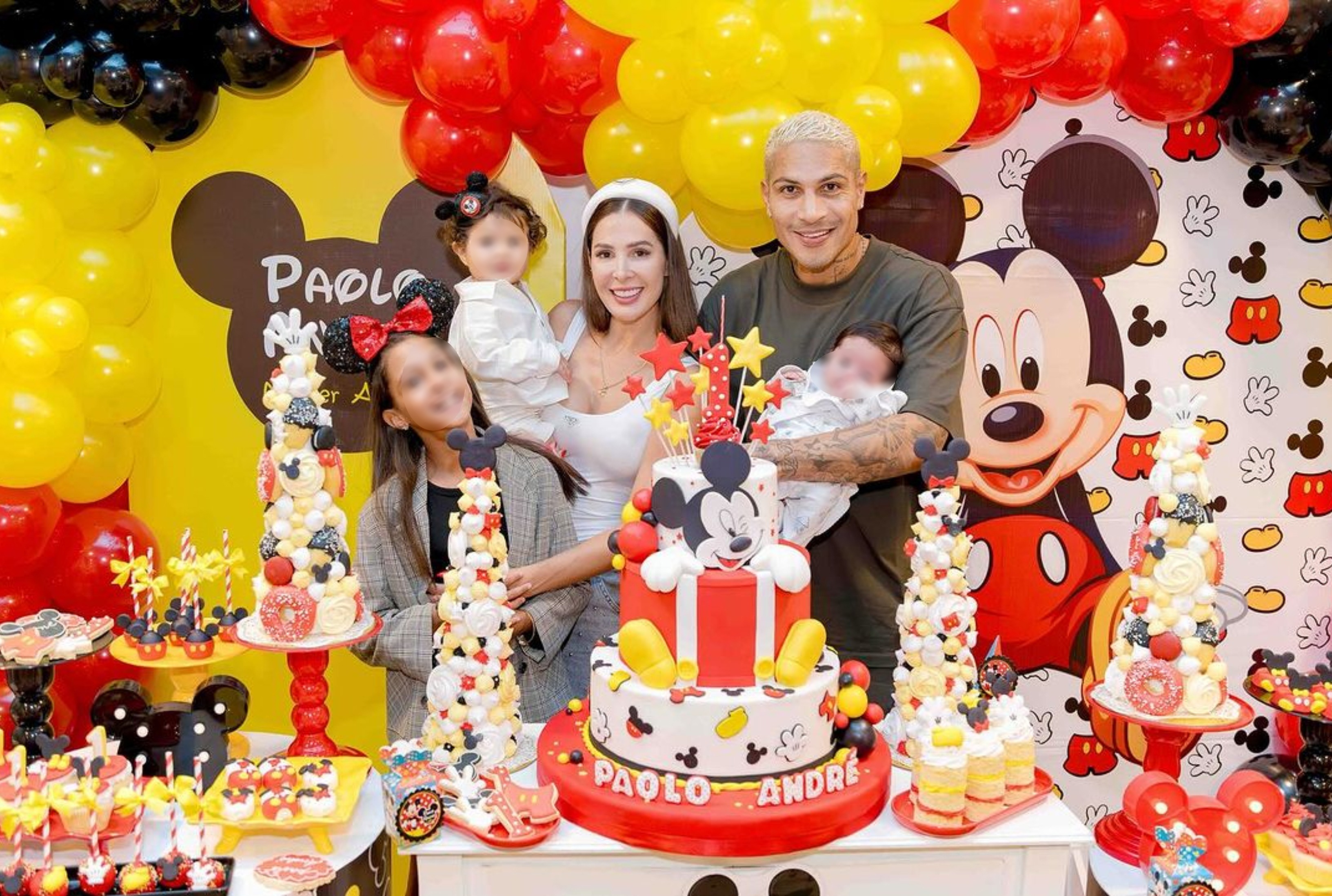 Ana Paula Consorte y Paolo Guerrero celebraron el primer año de Paolo André / Instagram