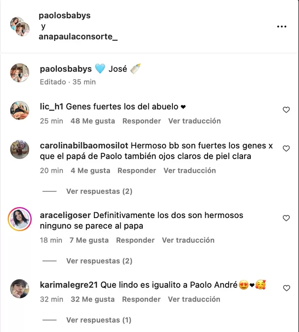Comentarios a Paula Consorte. Fotos: Instagram Comentarios a Paula Consorte. Fotos: Instagram