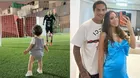 Ana Paula Consorte presumió orgullosa el talento para el fútbol de su hijo con Paolo Guerrero