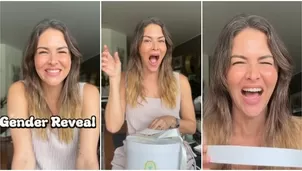 Anahi de Cárdenas al borde del llanto al revelar sexo de su bebé. Fuente: Instagram