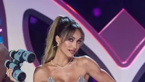 La cantante y actriz Anahí fue investigadora de "¿Quién es la Máscara?". Foto: Facebook / Video: América TV