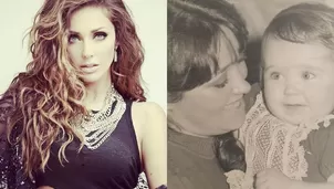 Anahí reveló adorable foto de su niñez junto a su mamá. Foto: Instagram