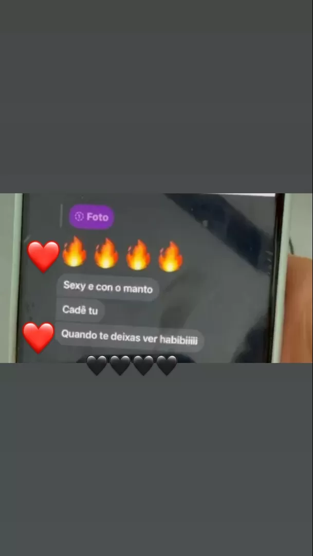 El chat comprometedor que la esposa de André Carrillo encontró en Instagram / Instagram
