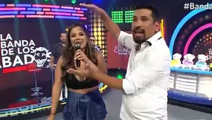 Andrea San Martín y Aldo Miyashiro. Foto y video: América TV