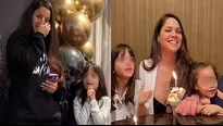 Andrea San Martín recibió varias sorpresas de sus hijas y amigos / Fuente: Instagram