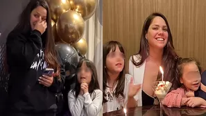 Andrea San Martín recibió varias sorpresas de sus hijas y amigos / Fuente: Instagram