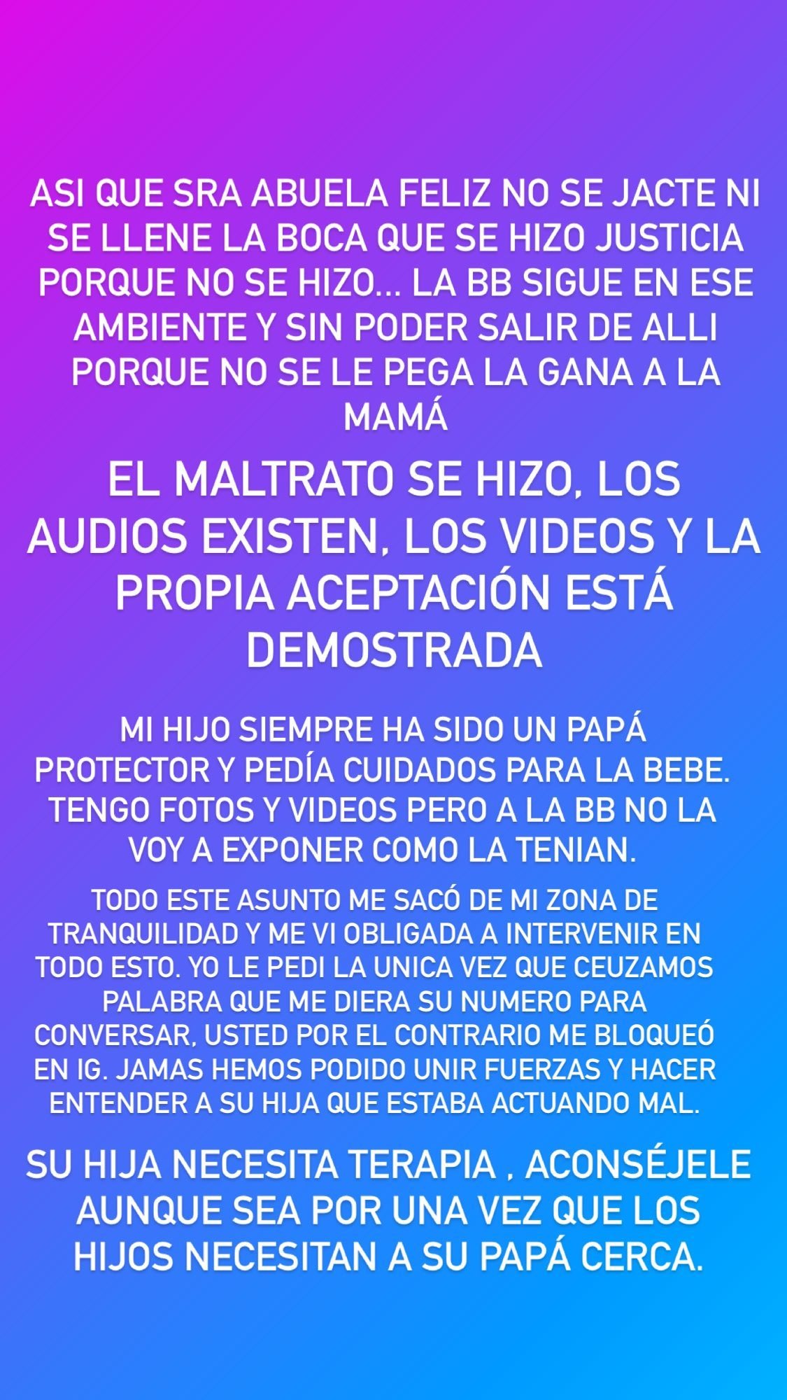 Andrea San Martín: Mamá de Juan Víctor Sánchez acusó a conductora y a Sebastián Lizarzaburu de consumir marihuana 