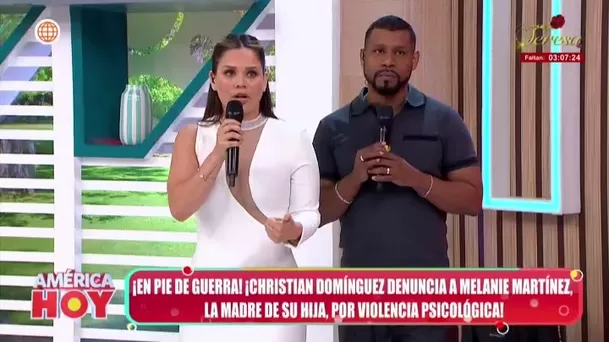 Andrea San Martín reveló que vio llorar a la hija de Christian Domínguez por el cantante / Captura Andrea San Martín reveló que vio llorar a la hija de Christian Domínguez por el cantante / Captura