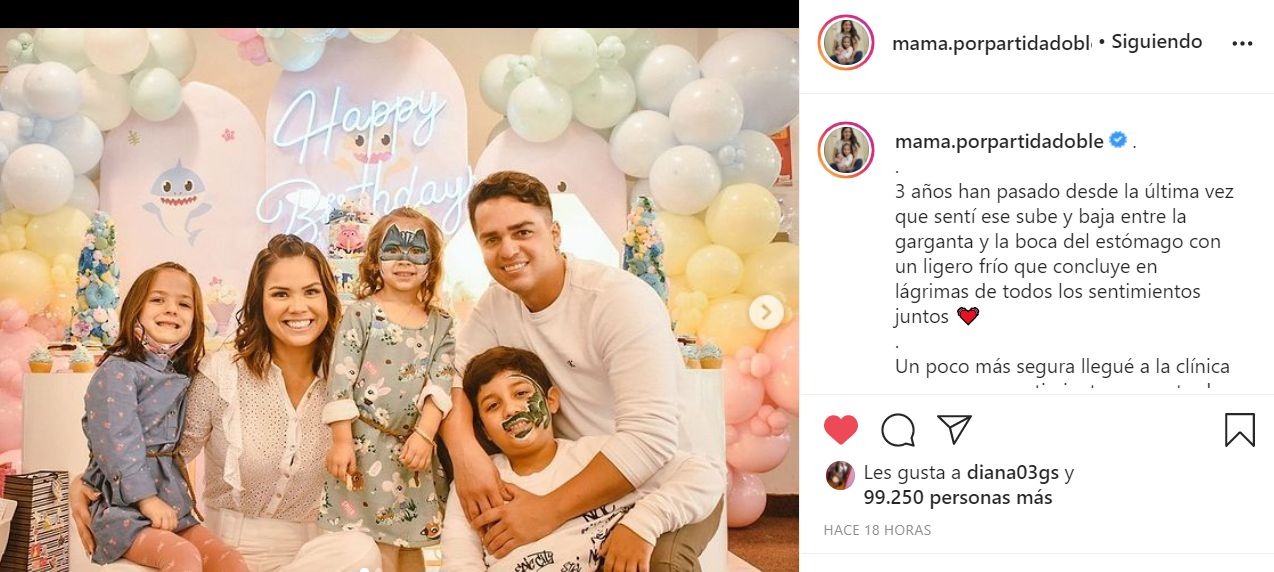 Andrea San Martín y Juan Víctor Sánchez festejaron así el cumpleaños de su hija 