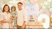 Andrea San Martín y Juan Víctor Sánchez festejaron así el cumpleaños de su hija 