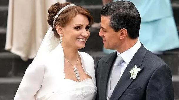 El romance de Enrique Peña Nieto y Angélica Rivera terminó el 02 de mayo de 2019. Fuente: AFP