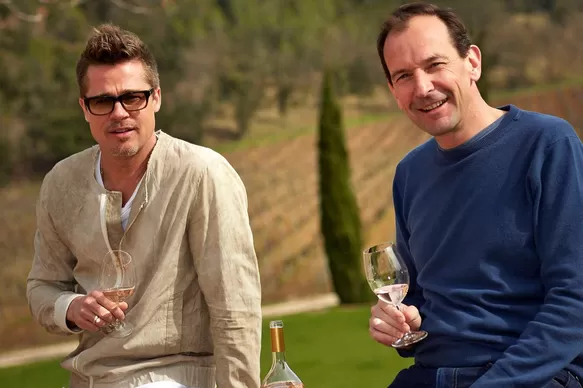 Brad Pitt en Château Miraval | Imagen: Difusión