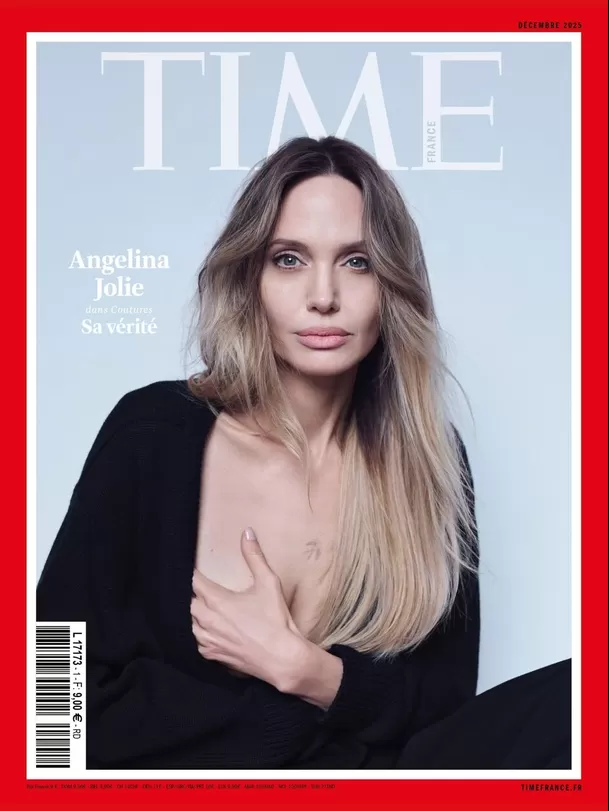 Angelina Jolie en la portada de la primera edición francesa de la revista Time / Instagram Angelina Jolie en la portada de la primera edición francesa de la revista Time / Instagram