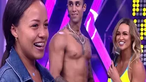 Evelyn Arizaga hizo reír a la competidora de EEG