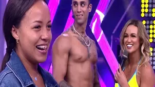 Evelyn Arizaga hizo reír a la competidora de EEG