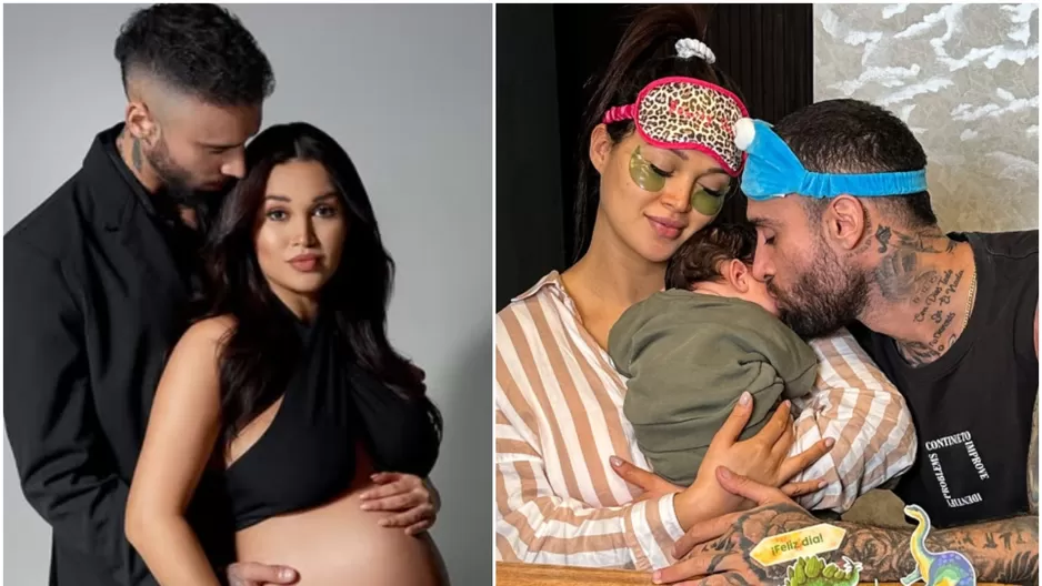 Angie Arizaga y Jota Benz son los padres del pequeño Matteo. Foto: Instagram