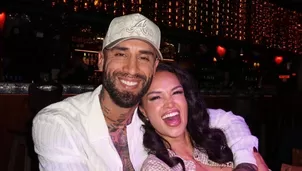 Angie Arizaga cumplió 35 años y Jota Benz explotó de amor / IG: @angiearizaga