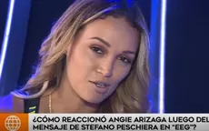 Angie Arizaga elogia así a Stefano Peschiera tras sorpresa en EEG - Noticias de stefano-alcantara
