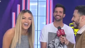 Angie Arizaga y Stefano Peschiera protagonizaron una divertida nota para ‘Sí va a salir’