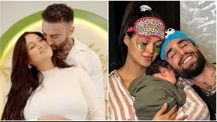 Angie Arizaga recibió especial 'cariñito' de su hijo Mateo. Fuente: Instagram