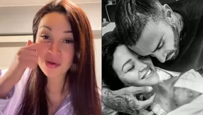 Angie Arizaga compartió como transcurren sus primeros días como mamá/Fotos y video: Instagram