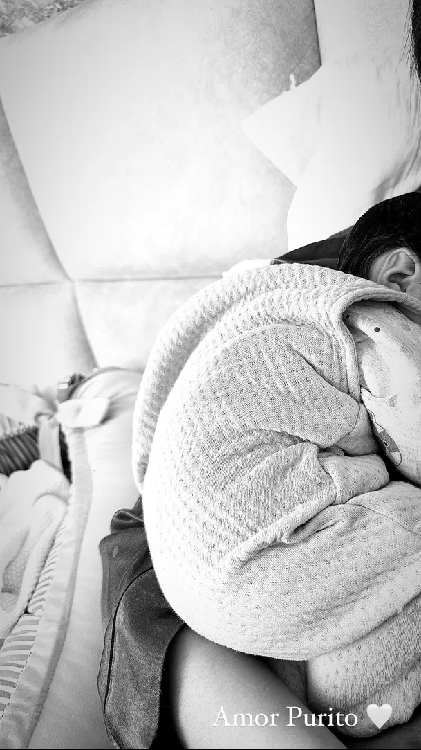 Angie Arizaga compartió esta foto del pequeño Matteo Alessandro/Foto: Instagram Angie Arizaga compartió esta foto del pequeño Matteo Alessandro/Foto: Instagram