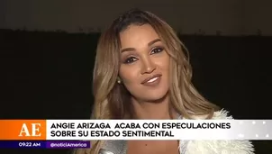 Angie Arizaga protagonizó un 'ampay' el pasado fin de semana (Foto: Captura América TV)