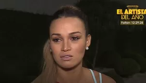 Angie Arizaga se incomoda por rumores sobre romance con empresario