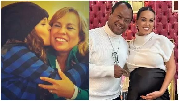 Padres de Angie Arizaga mantiene una buena relación, según reveló la exguerrera. Fuente: Instagram Padres de Angie Arizaga mantiene una buena relación, según reveló la exguerrera. Fuente: Instagram